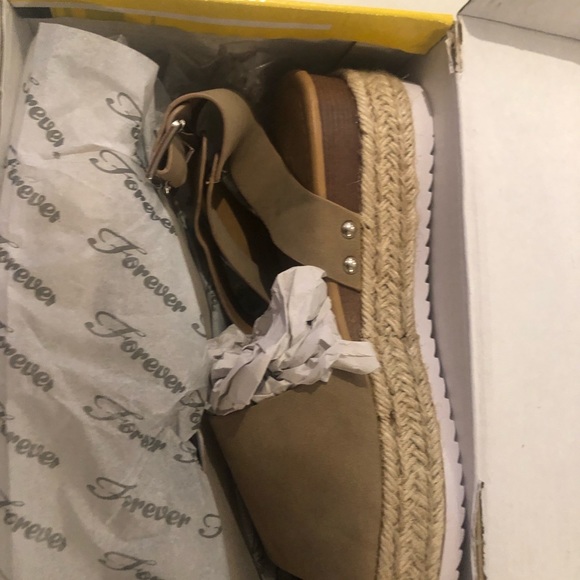 Forever sandals in sand color from Nordstrom - Picture 2 of 9